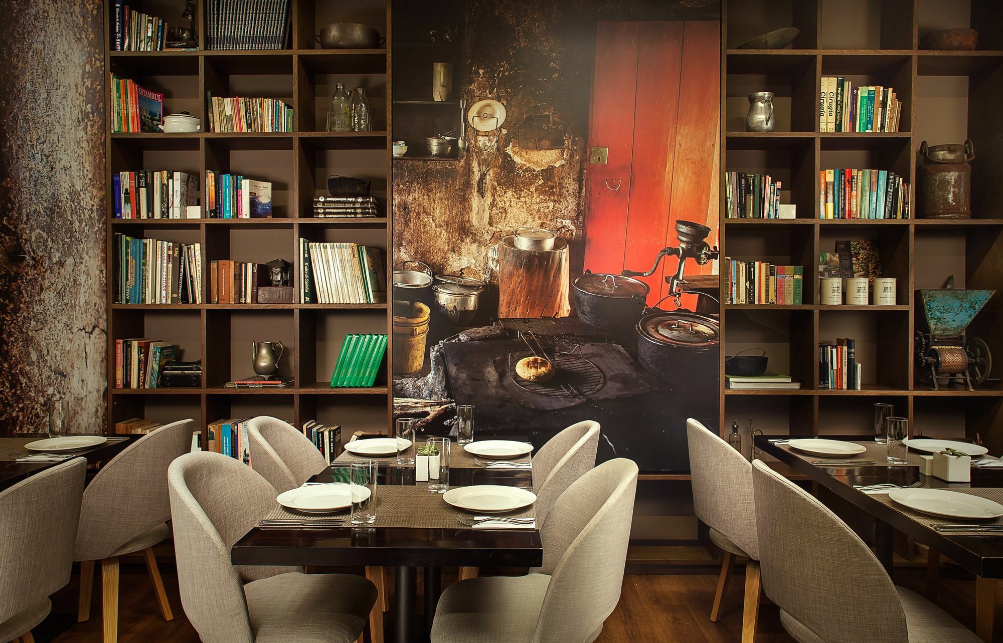 Sites Hotel Медельин Экстерьер фото Restaurant Library